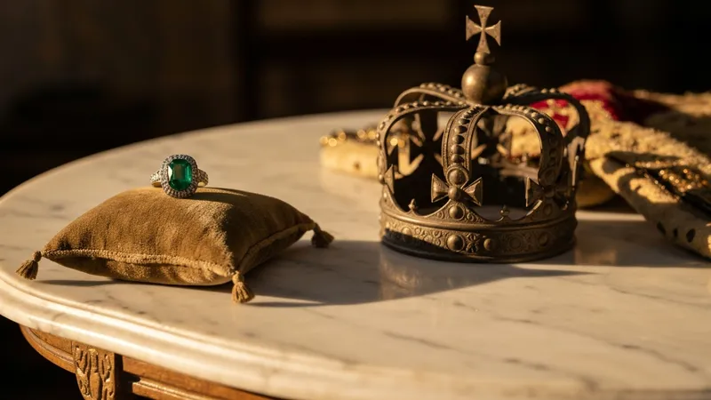 Les fameuses bagues royales en émeraudes